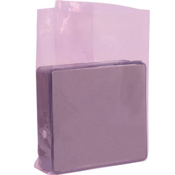 Pink Anti-Static Gusseted Poly Bags