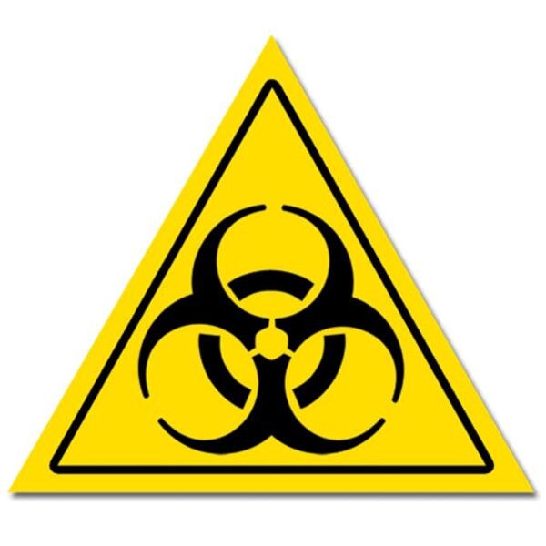 DuraStripe Floor Safety Sign, Bioha