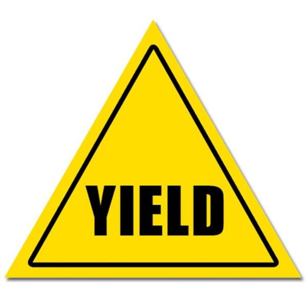 DuraStripe Floor Traffic Yield Sign