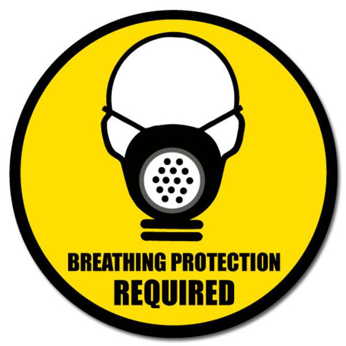 DuraStripe Floor Safety Sign, Breat