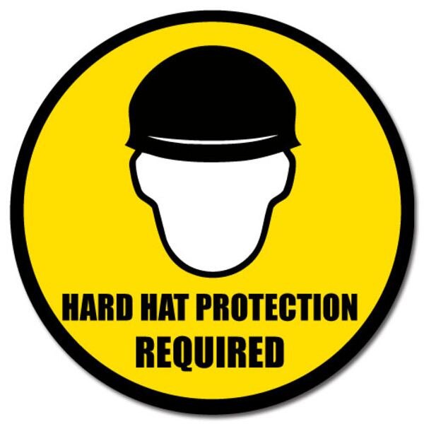 DuraStripe Floor Safety Sign, Hard