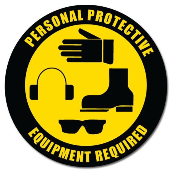 DuraStripe Floor Safety Sign, Perso
