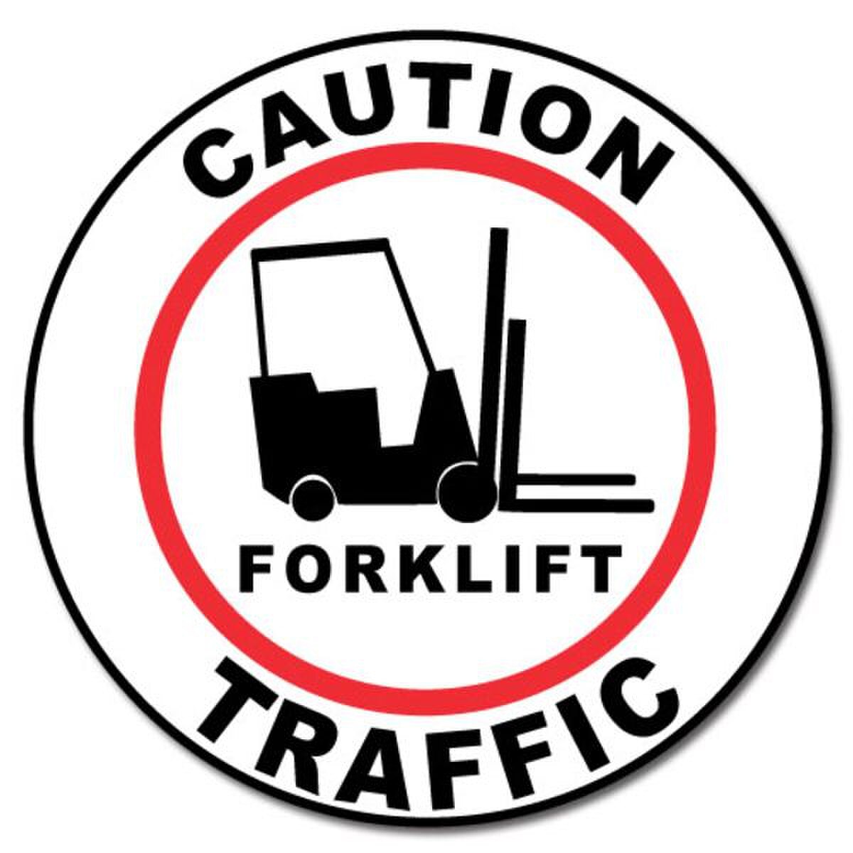 DuraStripe Floor Traffic Sign, Caut