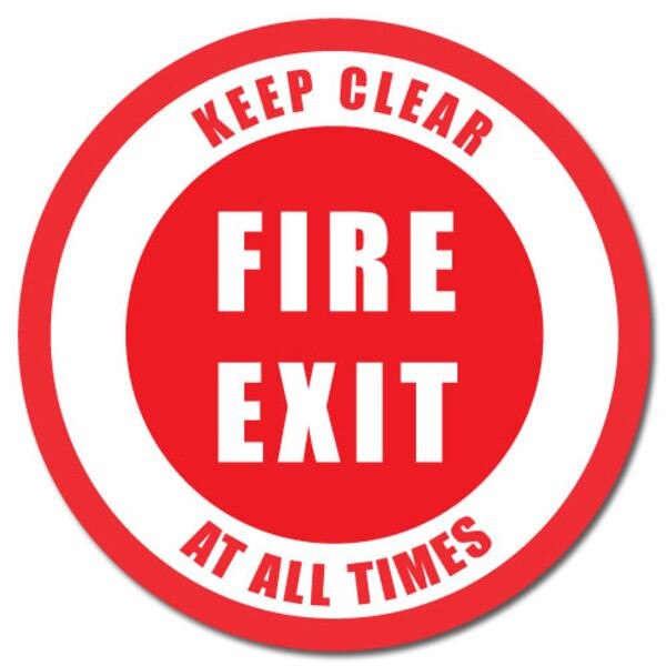 DuraStripe Floor Safety Sign, Keep