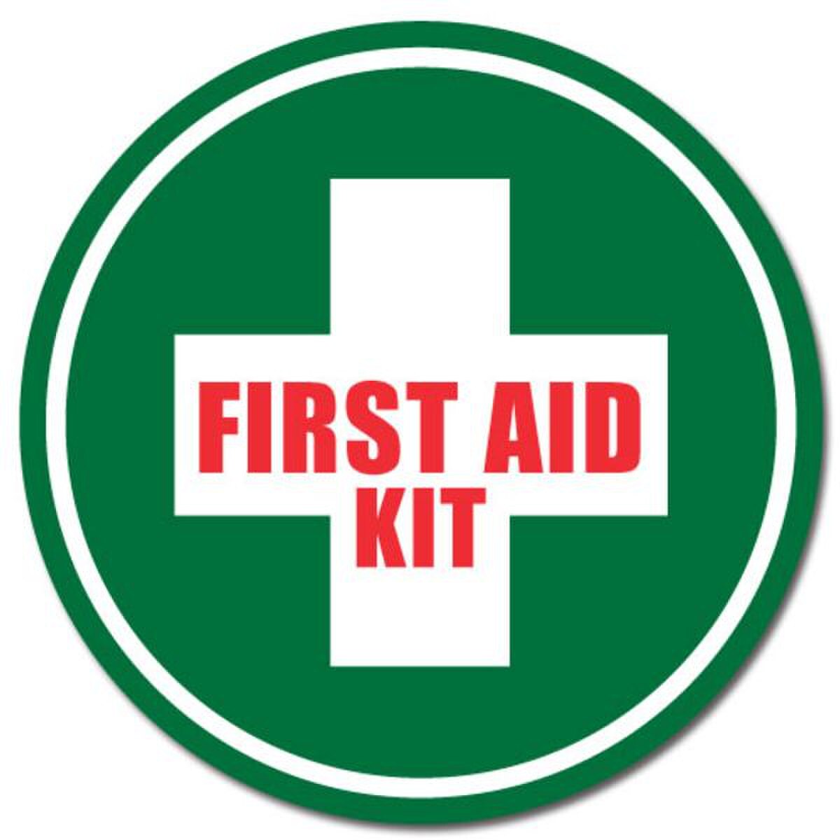 DuraStripe Floor Safety Sign, First