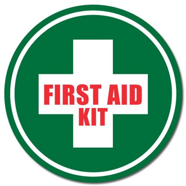 DuraStripe Floor Safety Sign, First