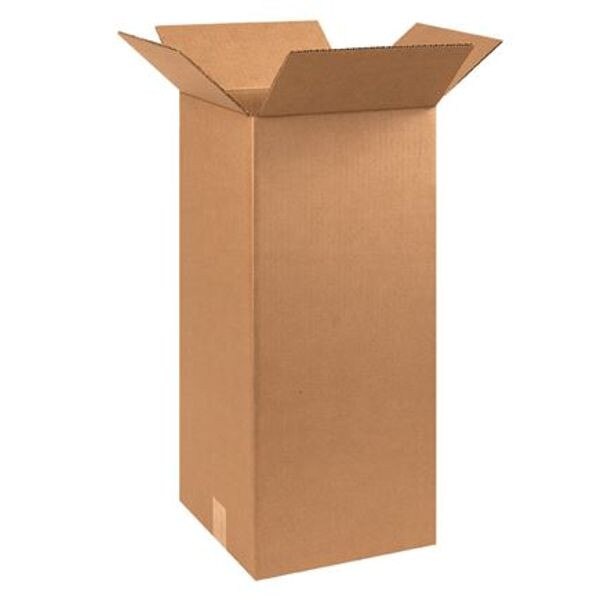 Corrugated Boxes, 10" x 10" x 24",