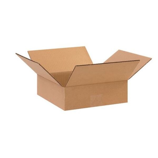 Corrugated Boxes, 10" x 10" x 3", 2