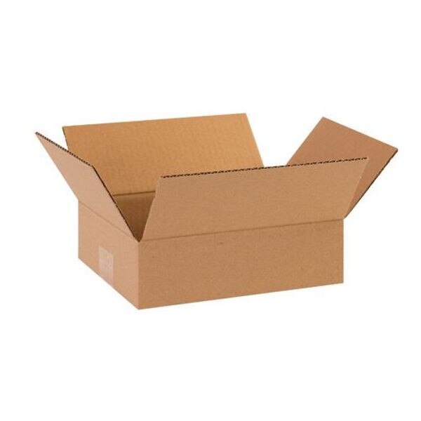 Corrugated Boxes, 10" x 8" x 3", 25