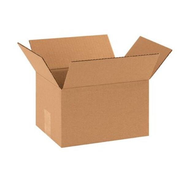 Corrugated Boxes, 10" x 8" x 6", 25