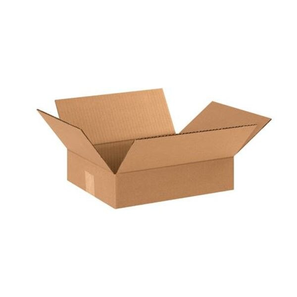 Corrugated Boxes, 12" x 10" x 3", 2