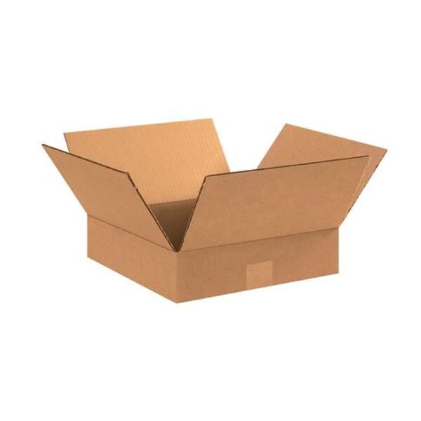 Corrugated Boxes, 12" x 12" x 3", 2