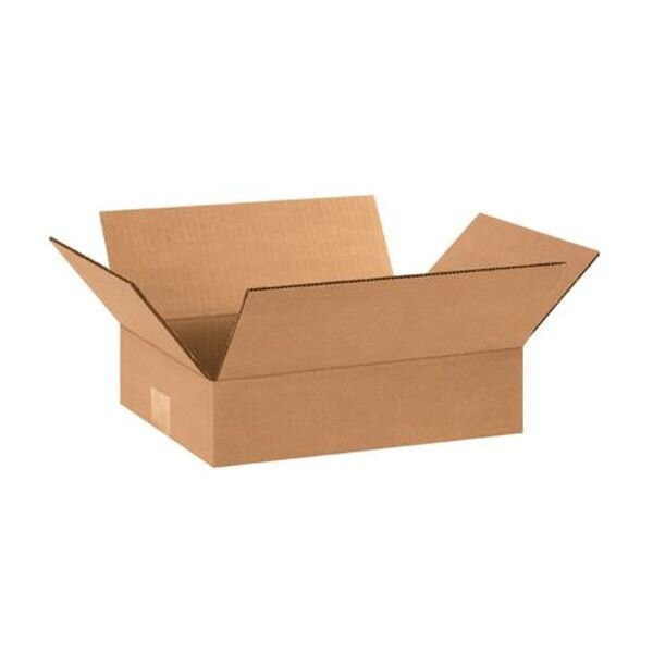 Corrugated Boxes, 12" x 8" x 3", 25