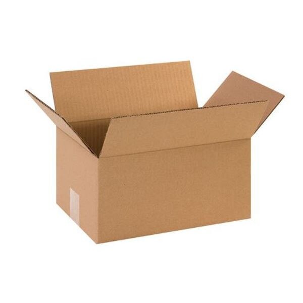 Corrugated Boxes, 12" x 8" x 6", 25