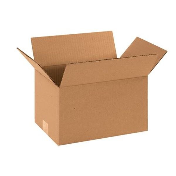 Corrugated Boxes, 12" x 8" x 7", 25
