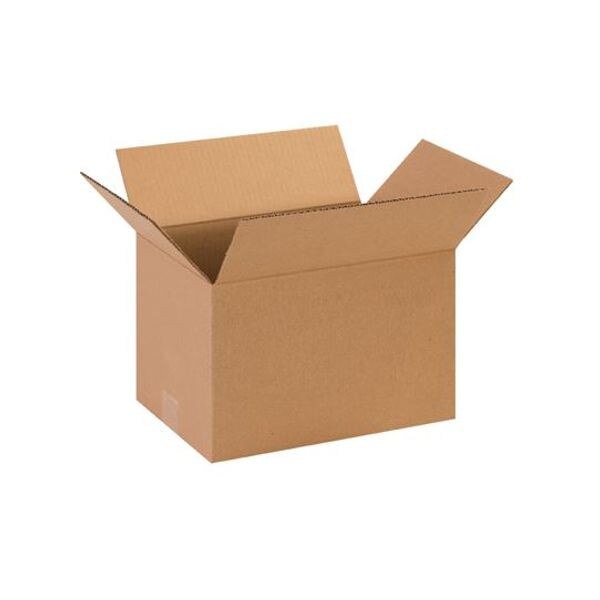 Corrugated Boxes, 13" x 9" x 7", 25