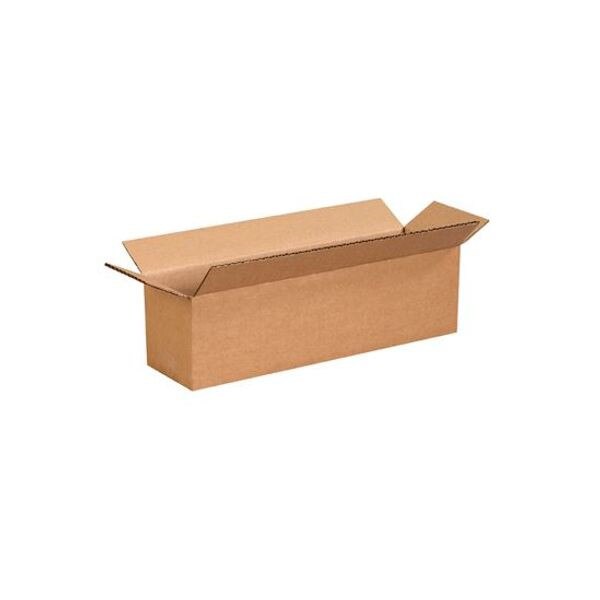 Corrugated Boxes, 14" x 4" x 4", 25