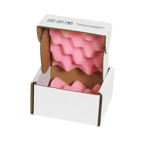 Anti-Static Foam Shipper, 5" x 5" x
