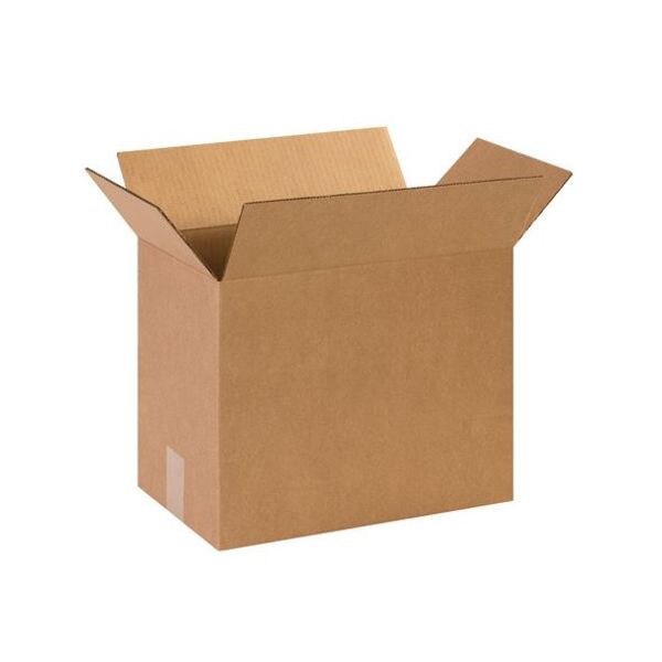 Kraft Corrugated Boxes, 14 1/2" x 8