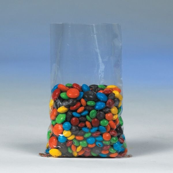 Flat Polypropylene Bags, 4.75" x 6.