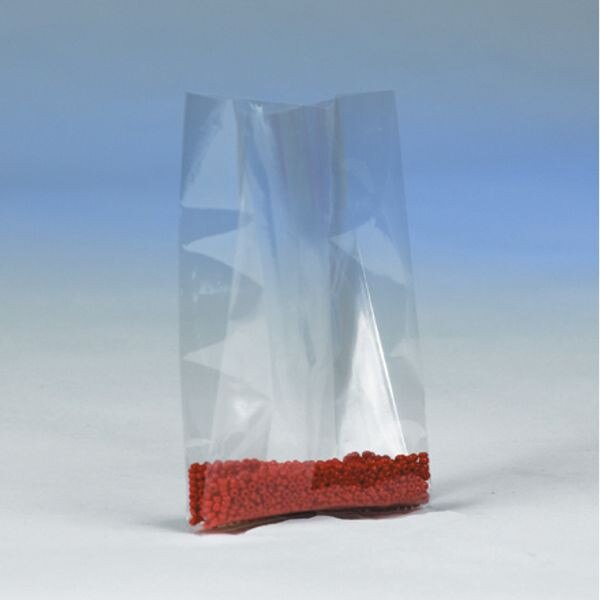 Gusseted Poly Bags, 4" x 2" x 8", 1