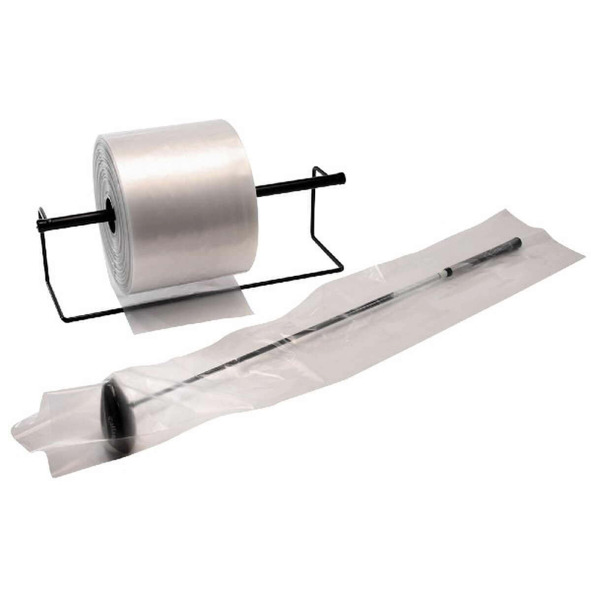 Clear Poly Tubing Rolls, 1" x 1500'