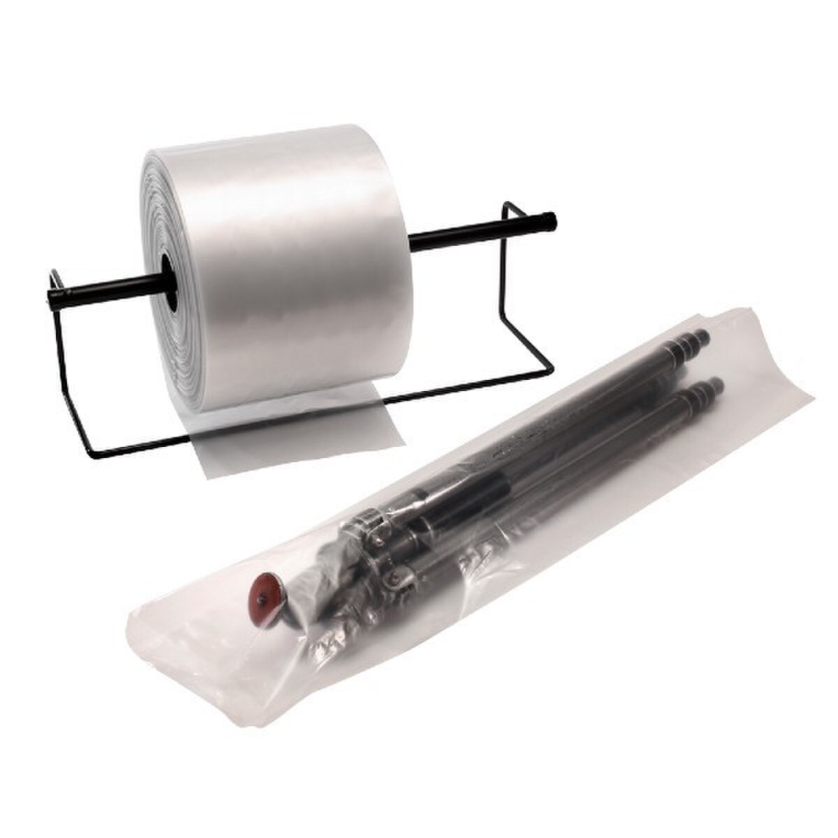 Clear Poly Tubing Rolls, 4" x 1500'