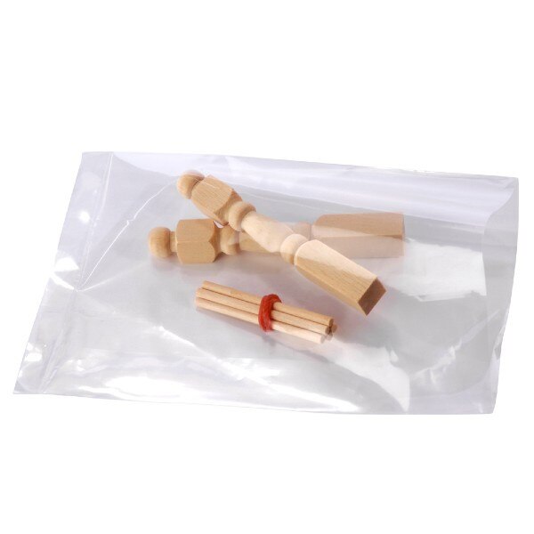 Clear Poly Bags, 2" x 12", 1000/Cas