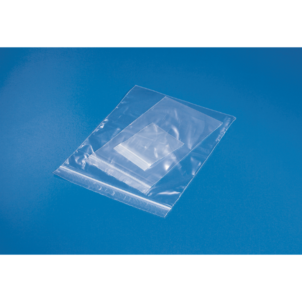 Ziptop Clear Poly Bags, 5" x 7", 10