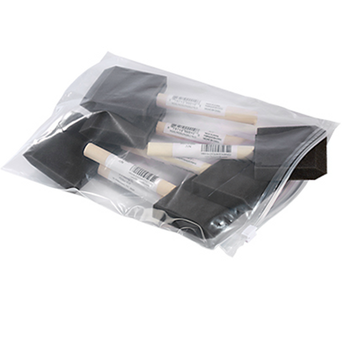 Zipper Top Slider Poly Bags, 6" x 9