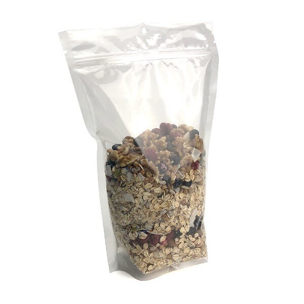 Clear Nylon Poly Stand Up Pouch w/