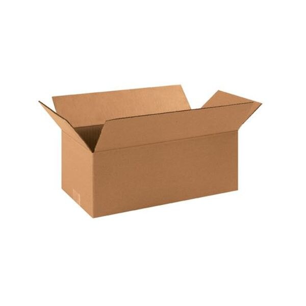 Corrugated Boxes, 16" x 8" x 6", 25