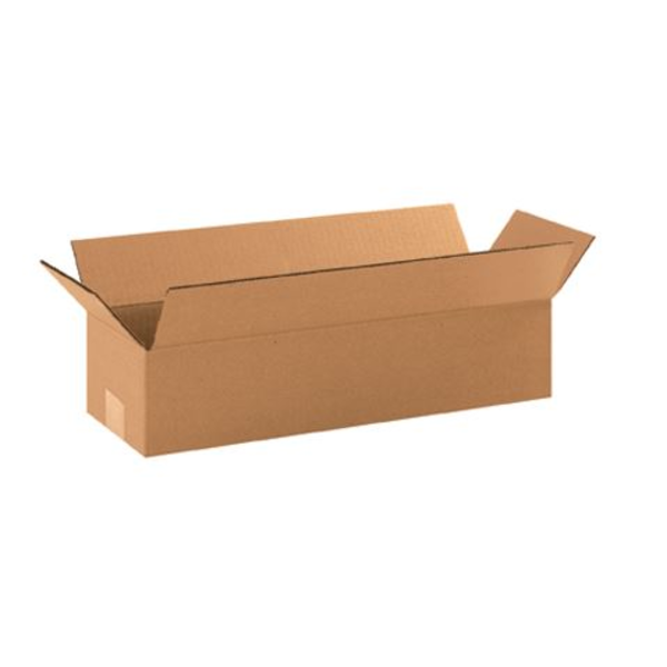 Corrugated Boxes, 18" x 6" x 4", 25