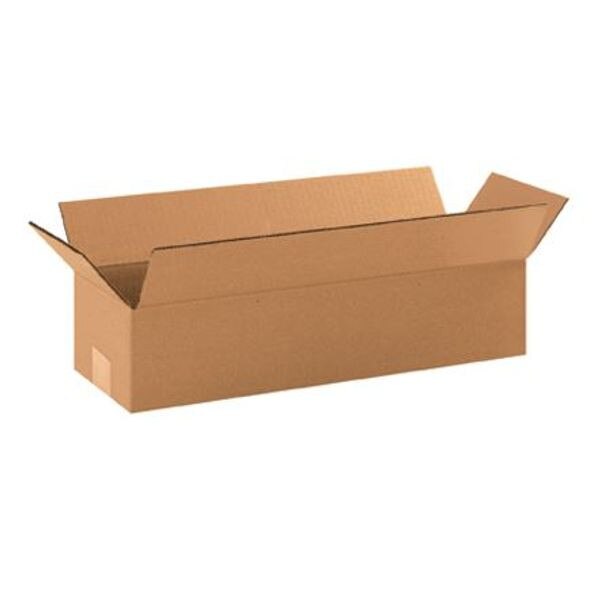 Corrugated Boxes, 19" x 6" x 4", 25