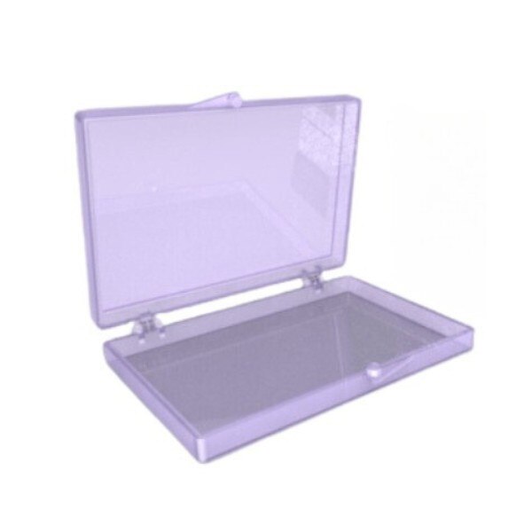 Hinged plastic boxes, 2 x 2