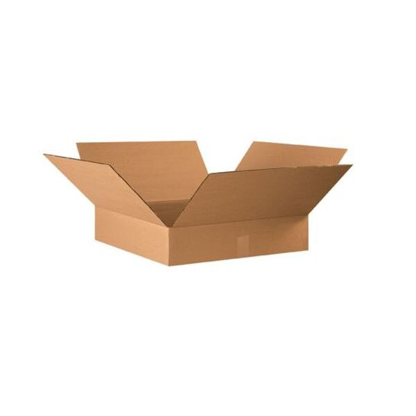Corrugated Boxes, 22" x 22" x 4", 1