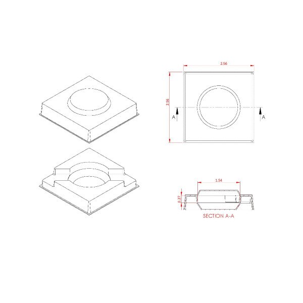 2746 Optics Tray Dimensions