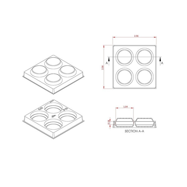 3062 Optics Tray Dimensions