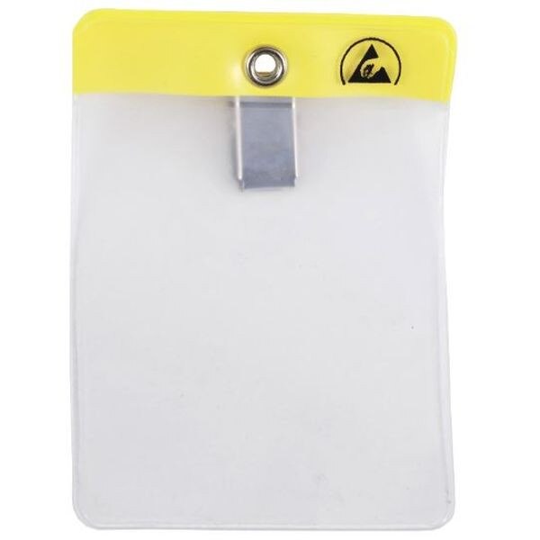 Menda 35010 ESD Badge Holder, Clip-