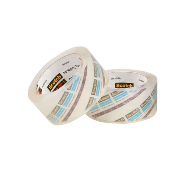 3M 3850 Crystal Clear Packing Tape, 2" x 55 yds Correct Products