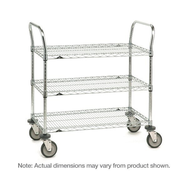 Metro 3SPN33DC Chrome Wire Cart