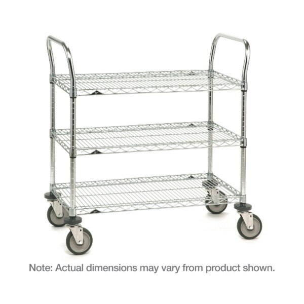 3SPN43DC Metro Chrome Wire Cart