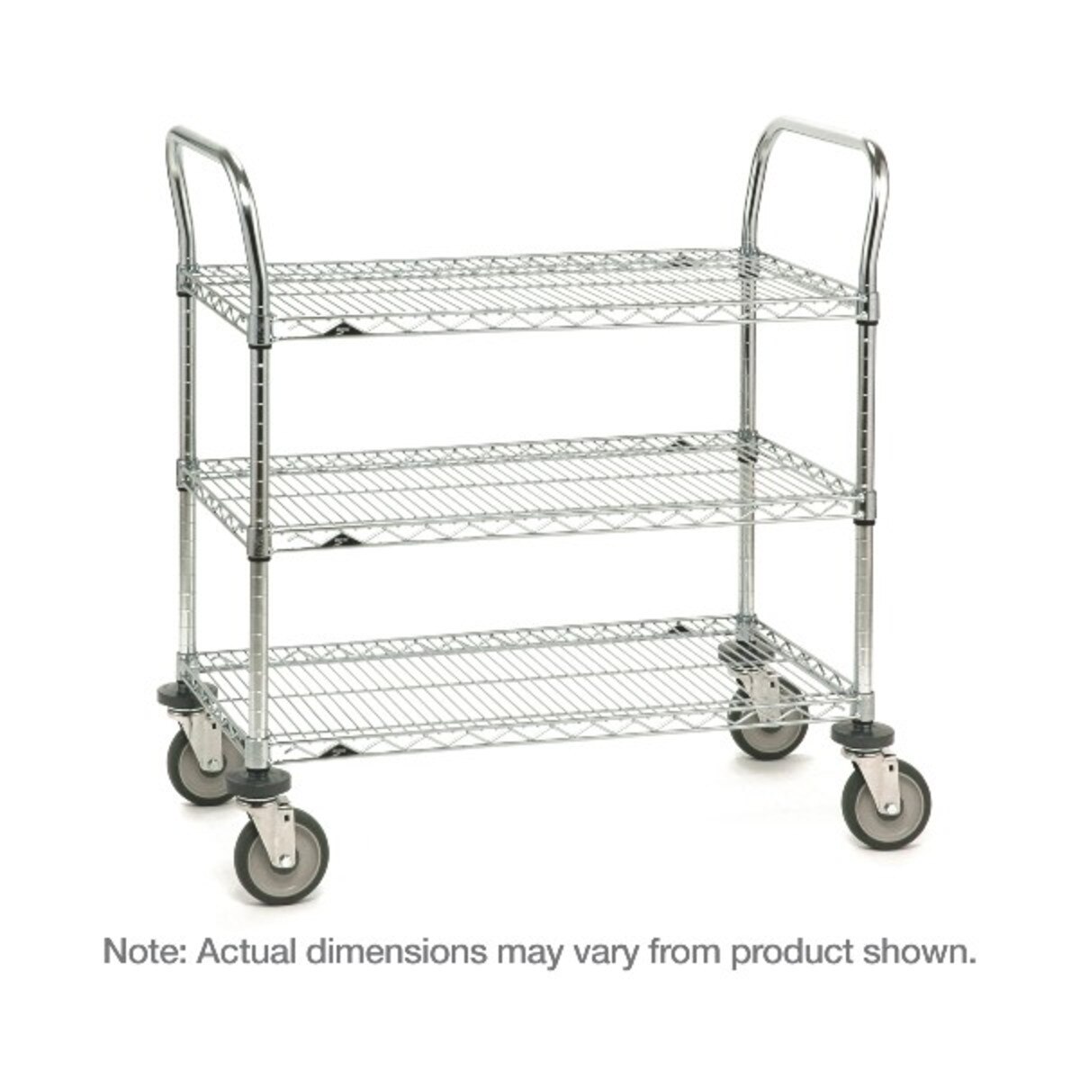 3SPN53DC Metro Chrome Wire Cart