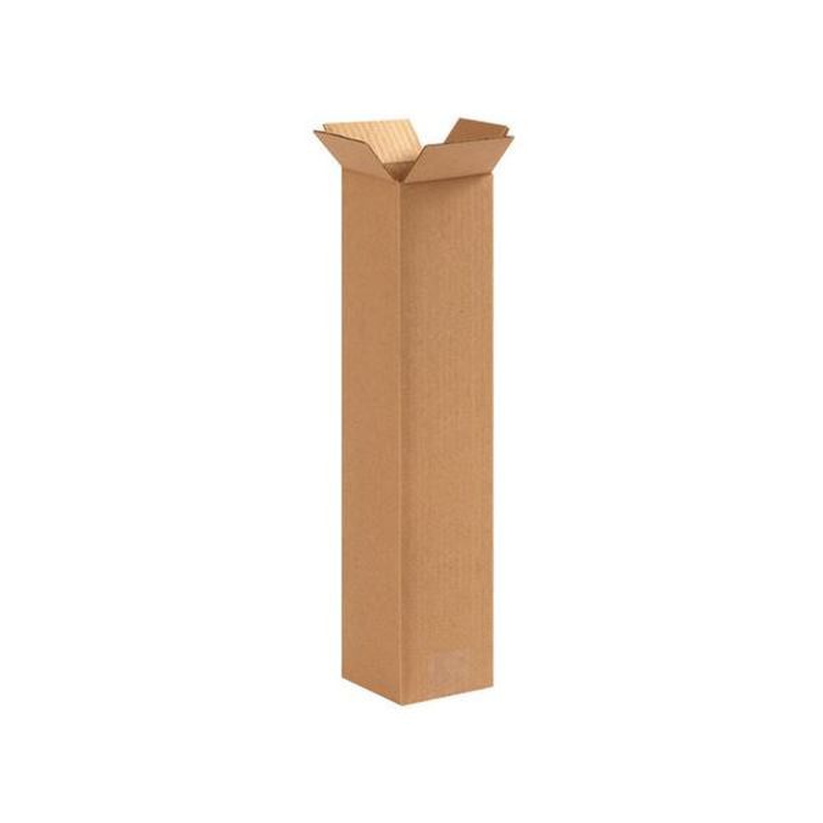 Corrugated Boxes, 4" x 4" x 18", 25