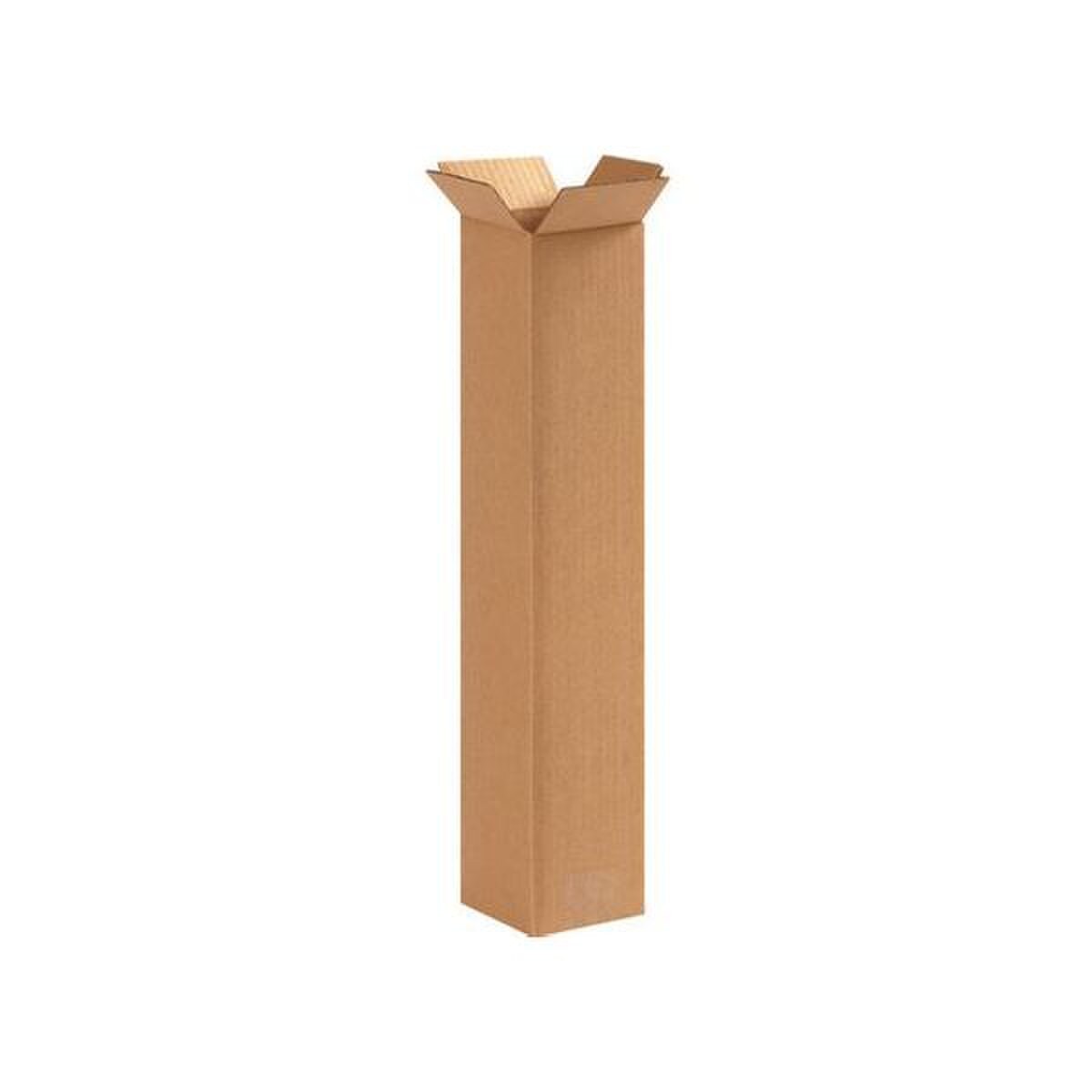 Corrugated Boxes, 4" x 4" x 20", 25