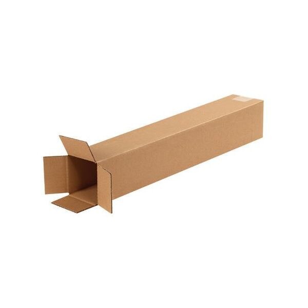 Corrugated Boxes, 4" x 4" x 24", 25