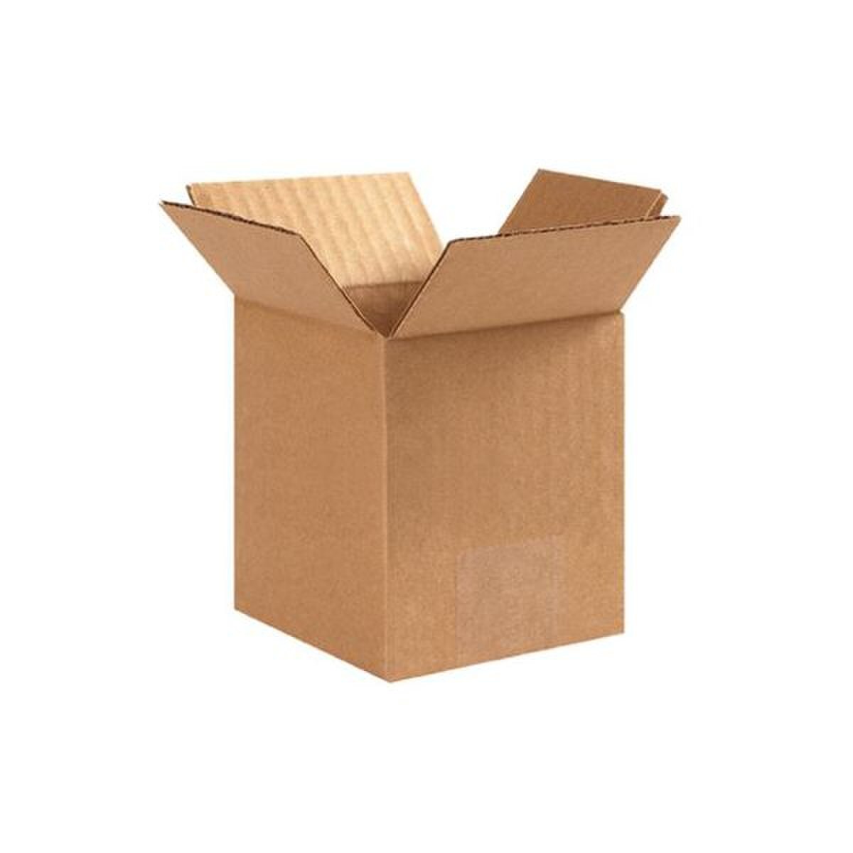 Corrugated Boxes, 4" x 4" x 6", 25/