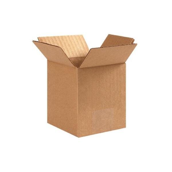 Corrugated Boxes, 4" x 4" x 6", 25/