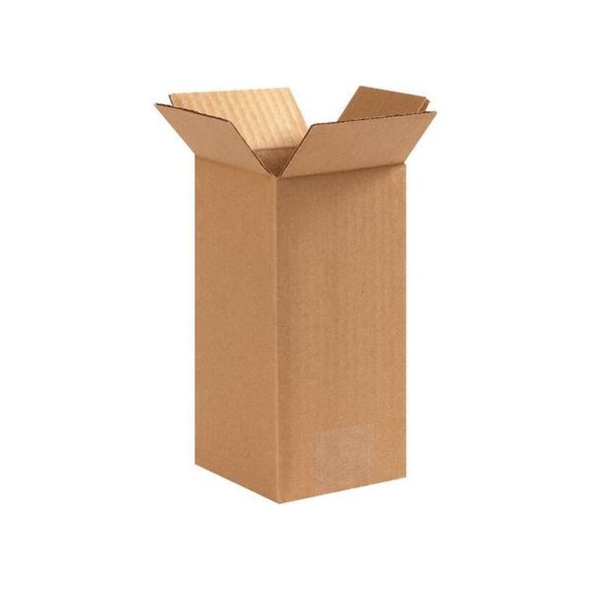 Corrugated Boxes, 4" x 4" x 8", 25/