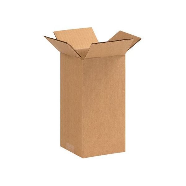 Corrugated Boxes, 5" x 5" x 10", 25